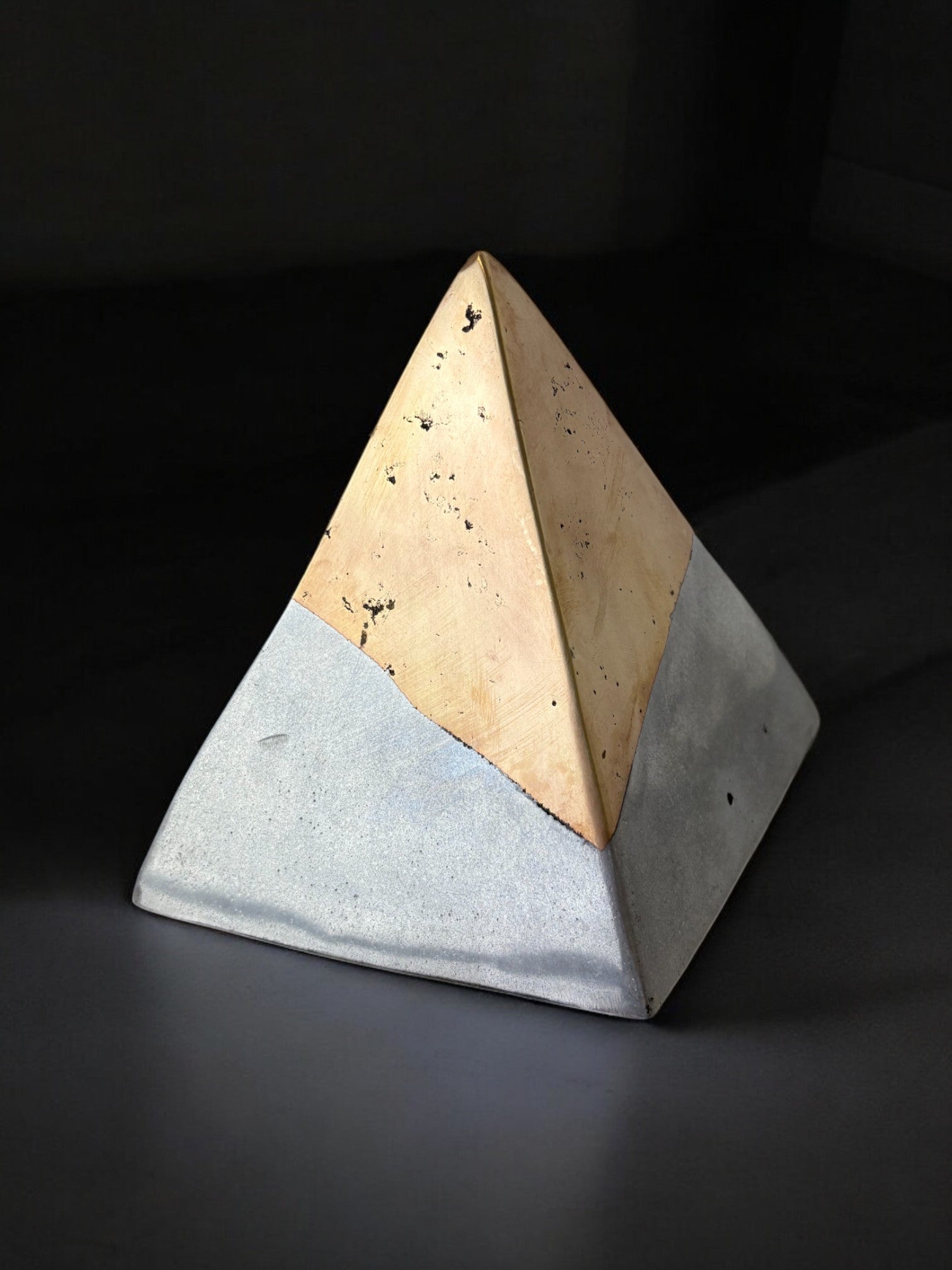 Brutalist sculpture by Ardisur, bookend in bronze, Spain 1970's
