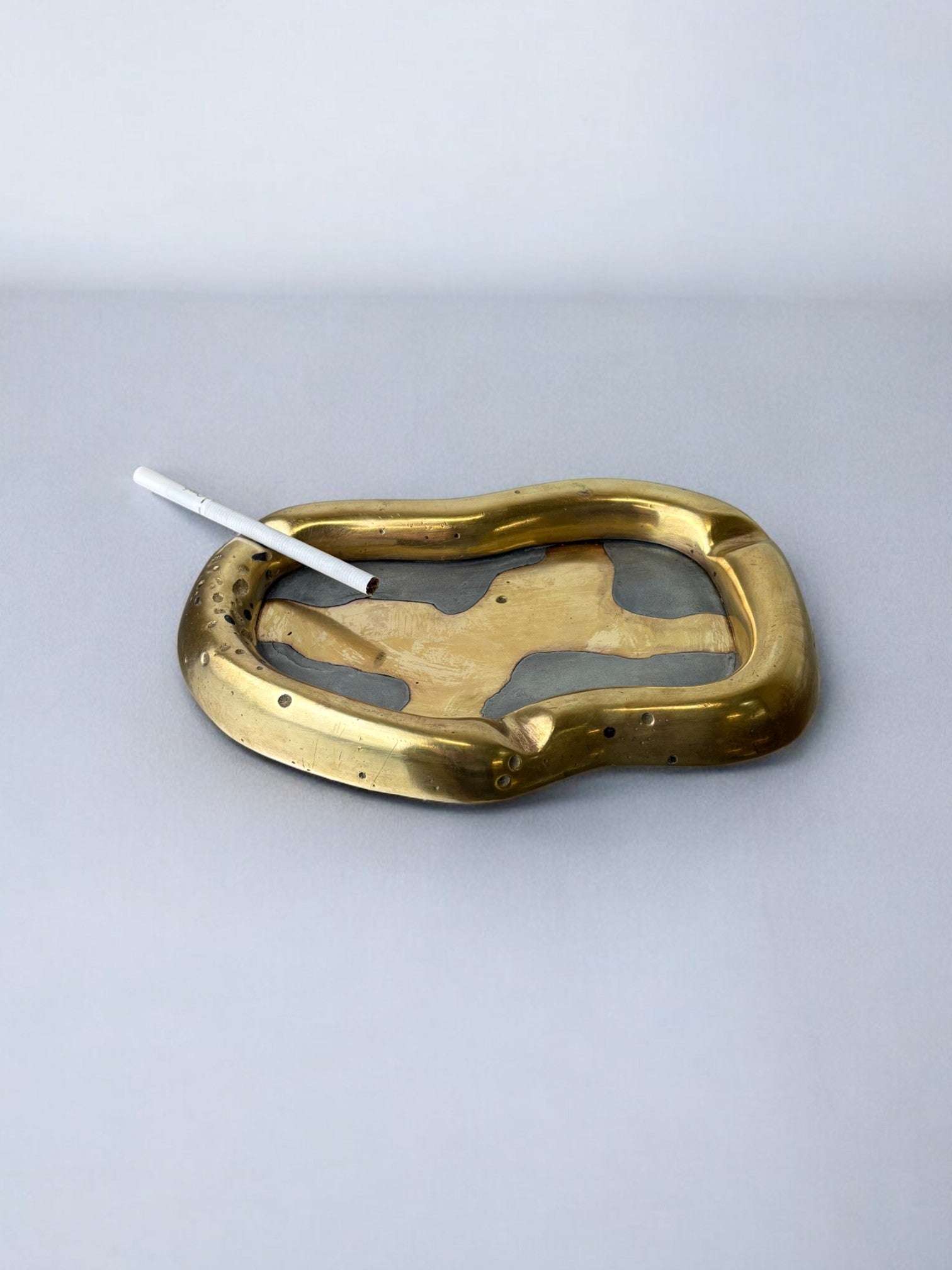 Brutalist ashtray by David Marshall, Spain, 70's