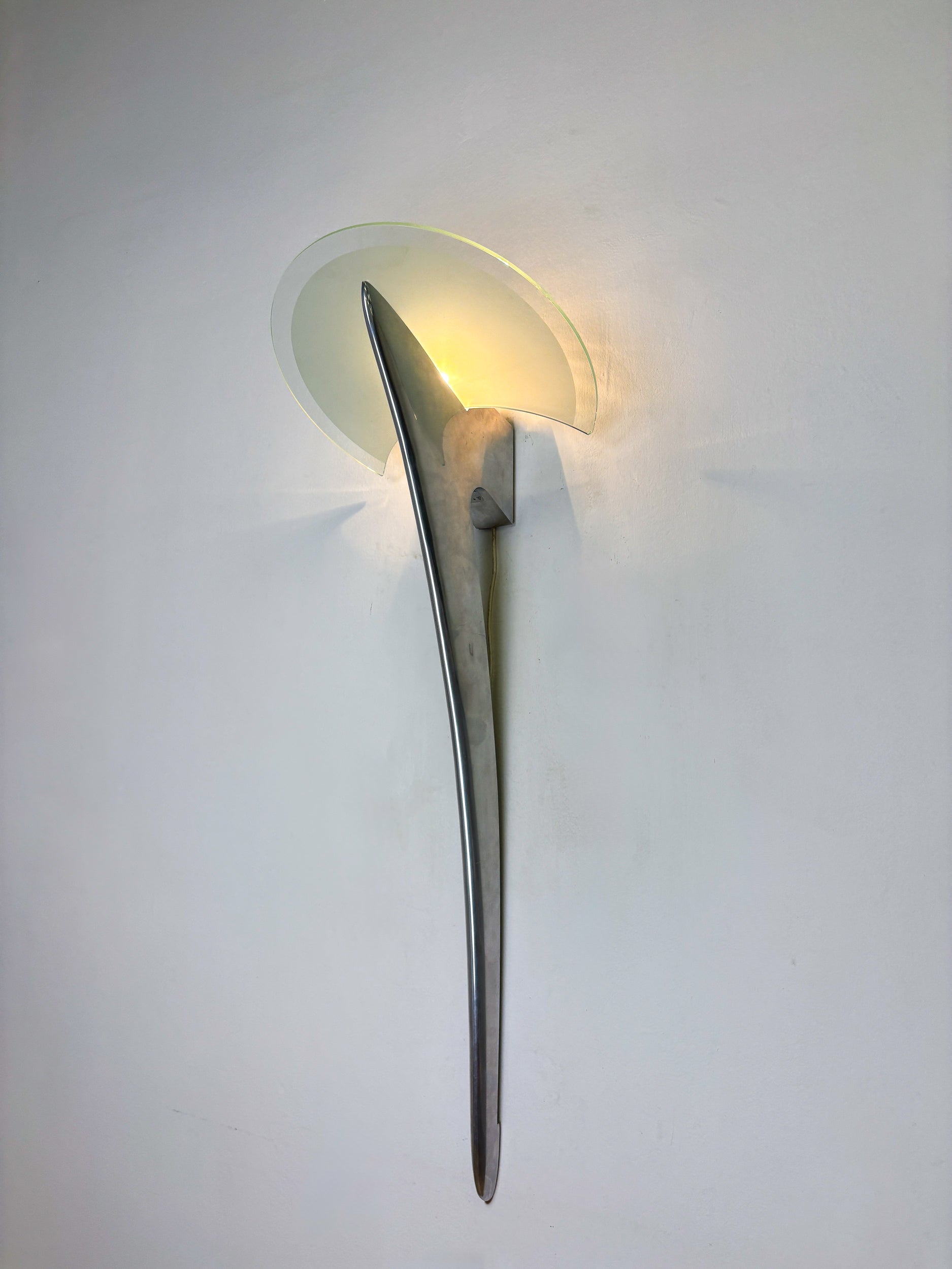 Pair of XXL "Alien" Wall Sconces by Taller Uno, Spain, 1970s