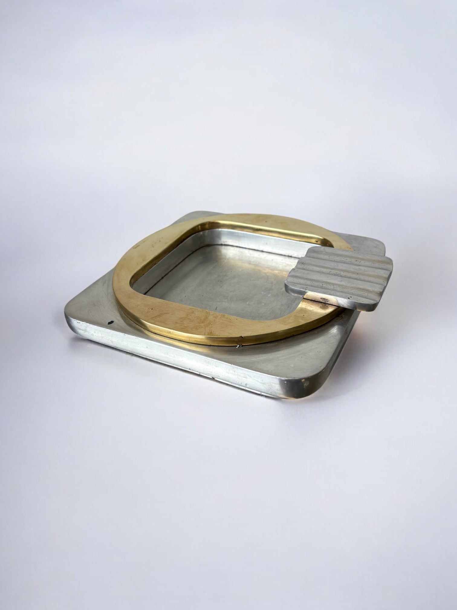 Sculptural brutalist ashtray by Leopold, Spain, 1970's