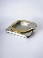 Sculptural brutalist ashtray by Leopold, Spain, 1970's