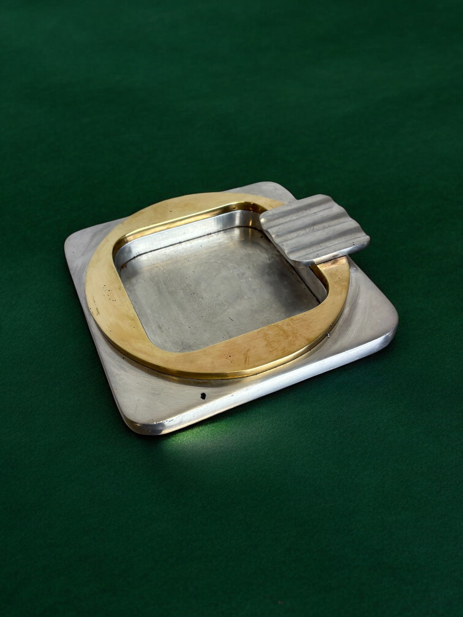 Sculptural brutalist ashtray by Leopold, Spain, 1970's
