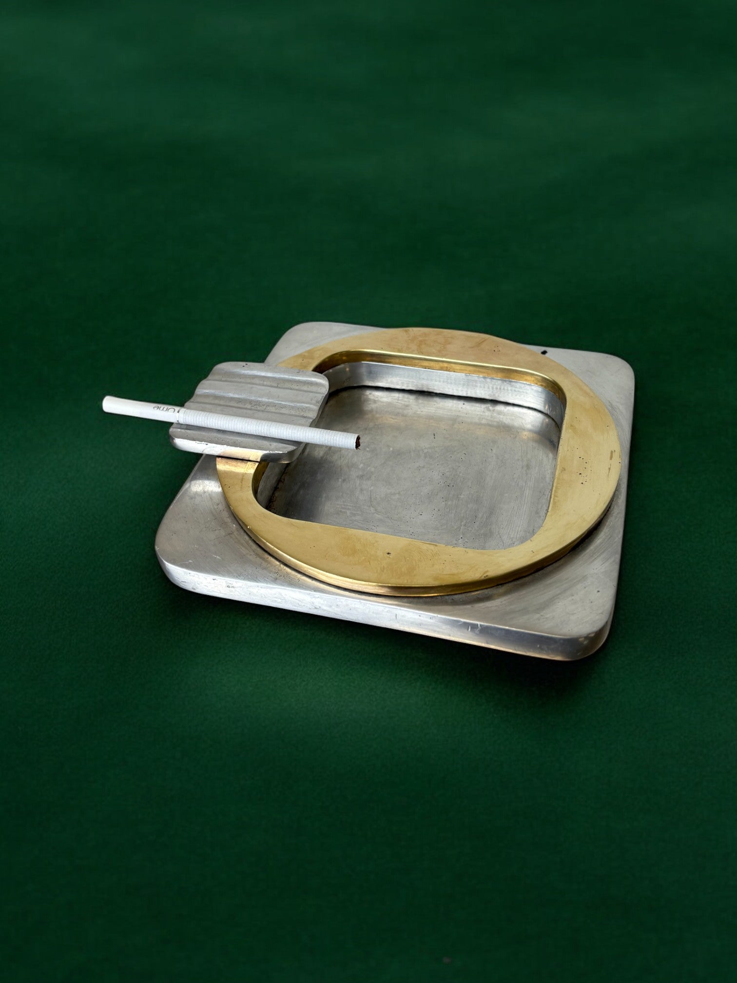 Sculptural brutalist ashtray by Leopold, Spain, 1970's