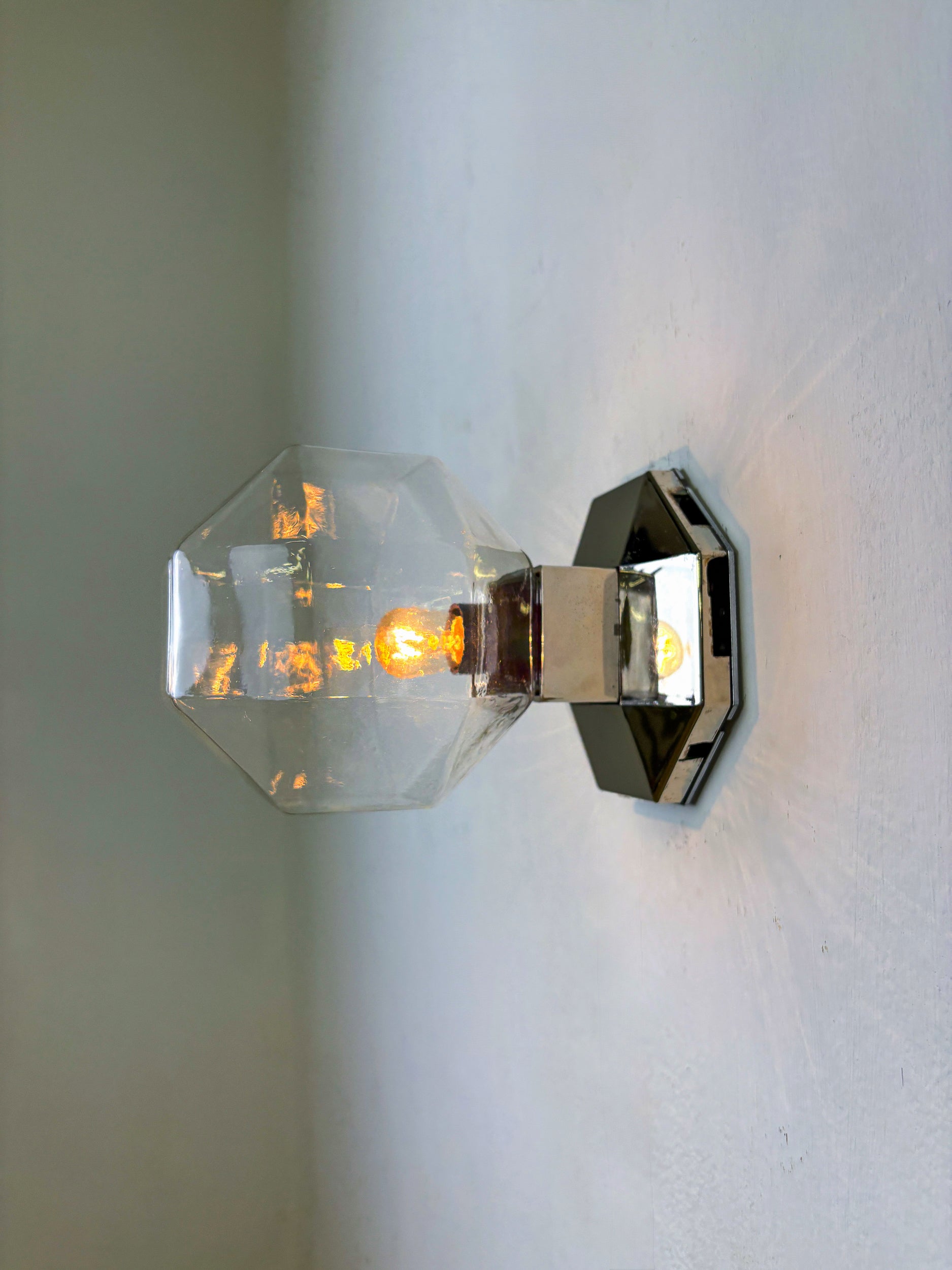 Pair of Motoko Ishii Wall or Flush Mount Lights for Staff Leuchten, Germany, 1970s