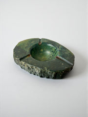 Green Alabaster ashtray by Romano Bianchi, Italy, 1970's