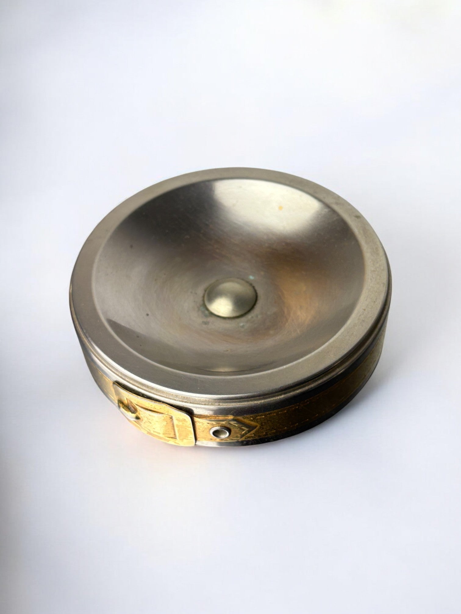 Maria Pergay's style Belt Buckle Ashtray, France, 1970's