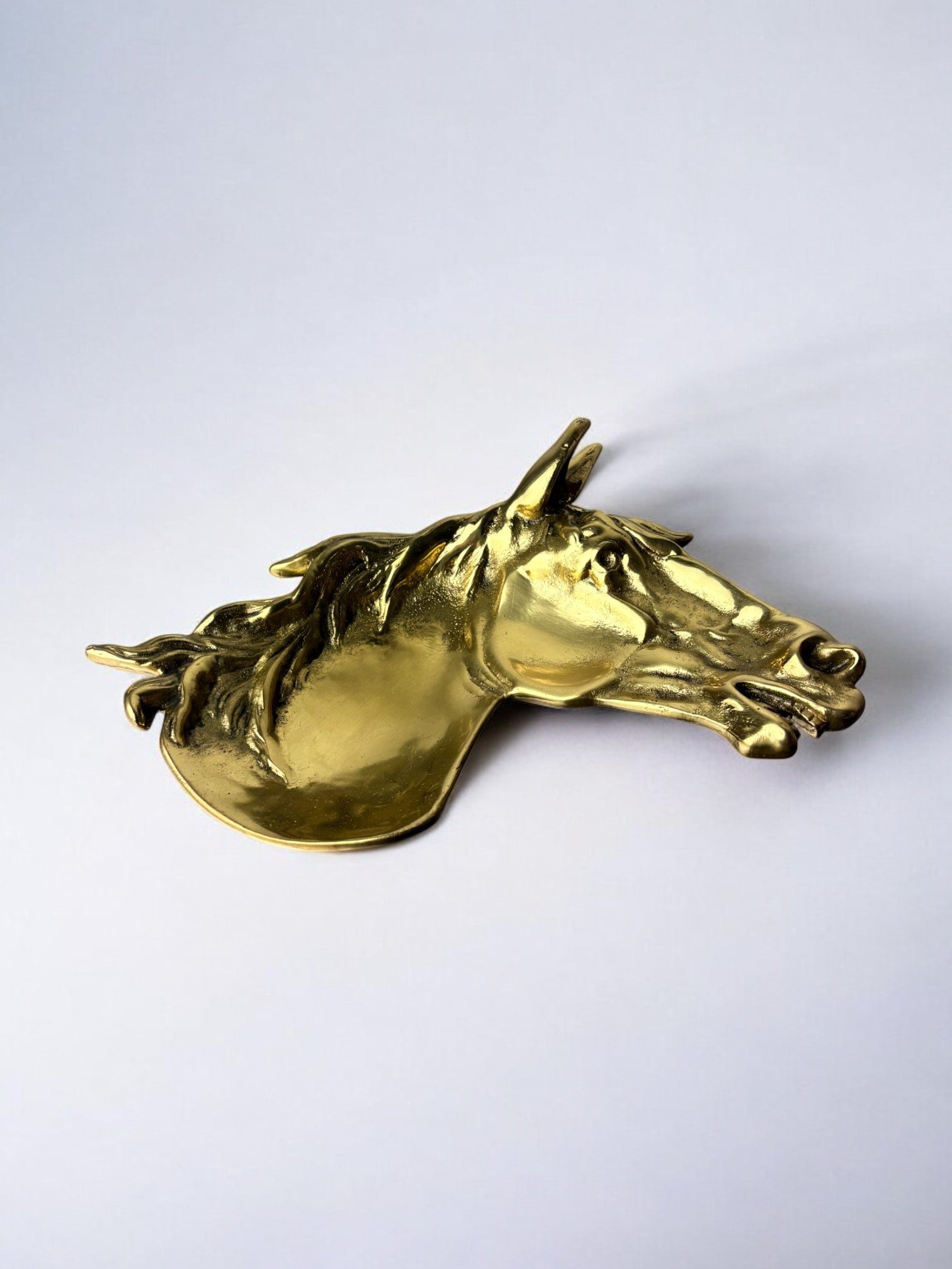 Regency Horse tray in bronze, Italy, 1970's