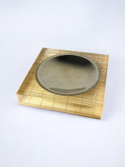 Lucite & Rattan Astray, Christian Dior Style, 1970