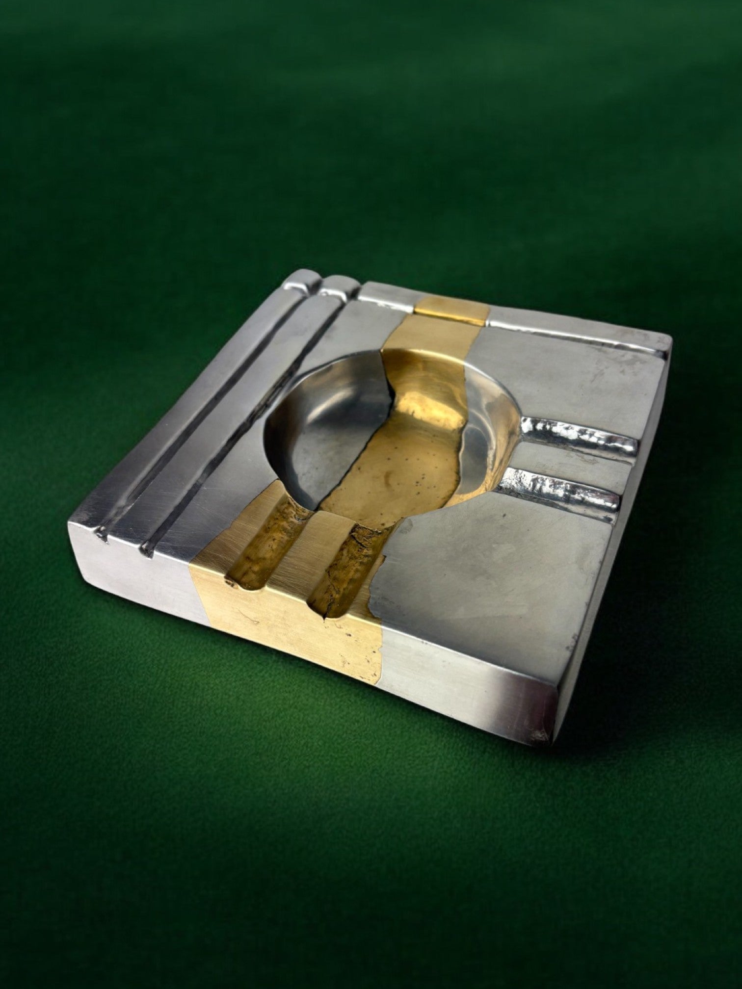 Brutalist ashtray by Art3, Spain, 1970's