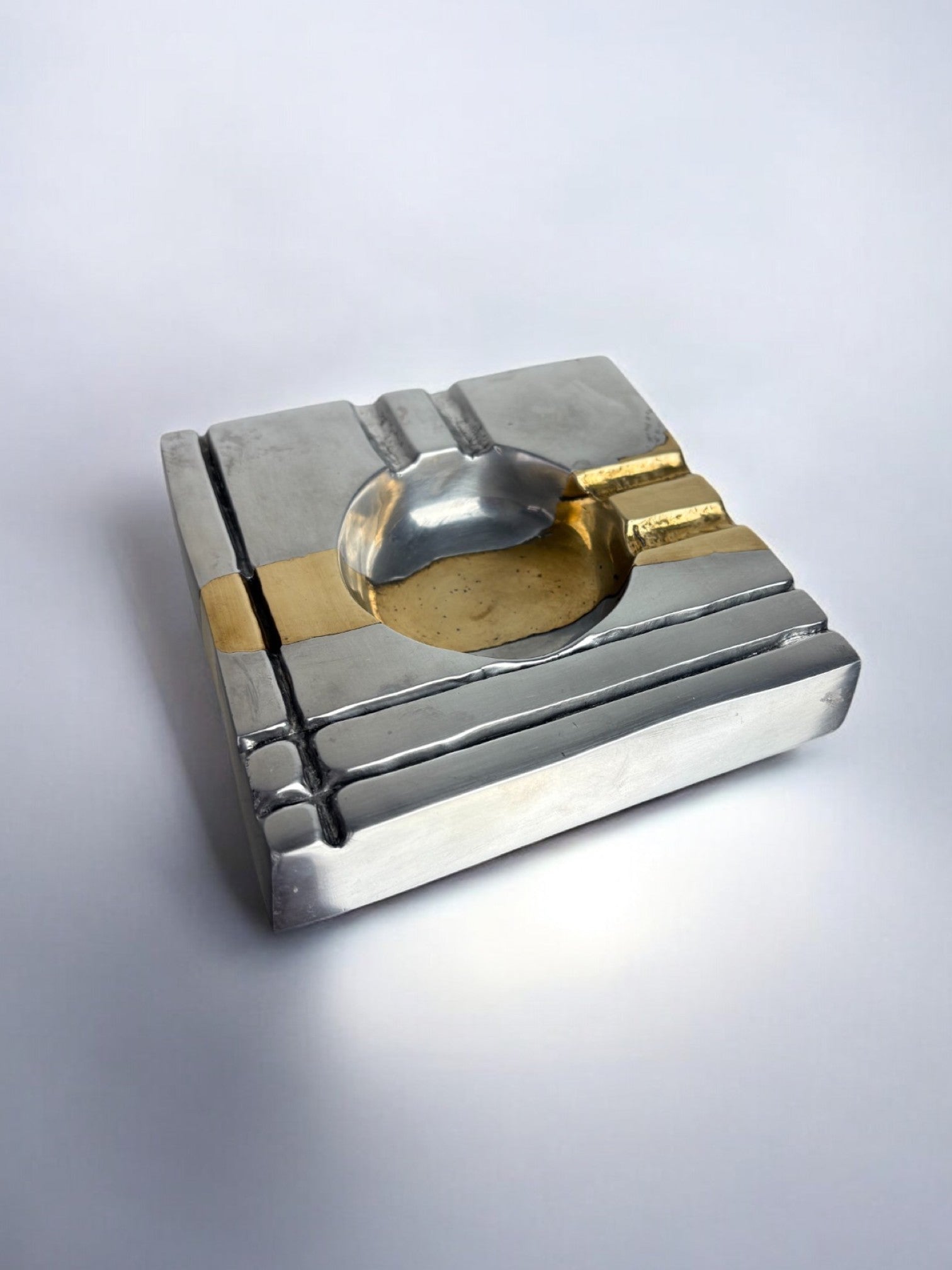 Brutalist ashtray by Art3, Spain, 1970's