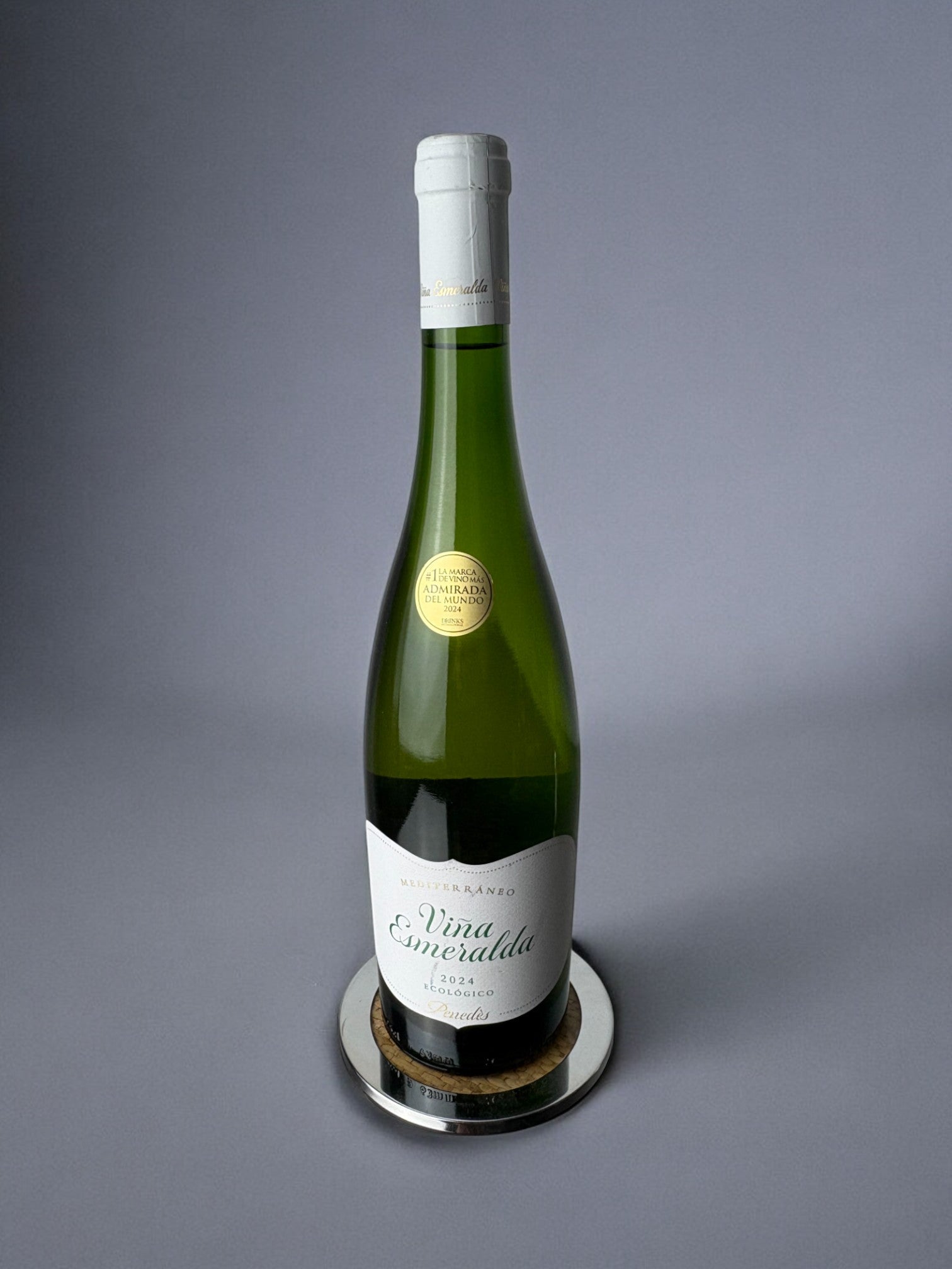 Christian Dior Style Lucite & Rattan Bottle coaster, Italy, 1970's