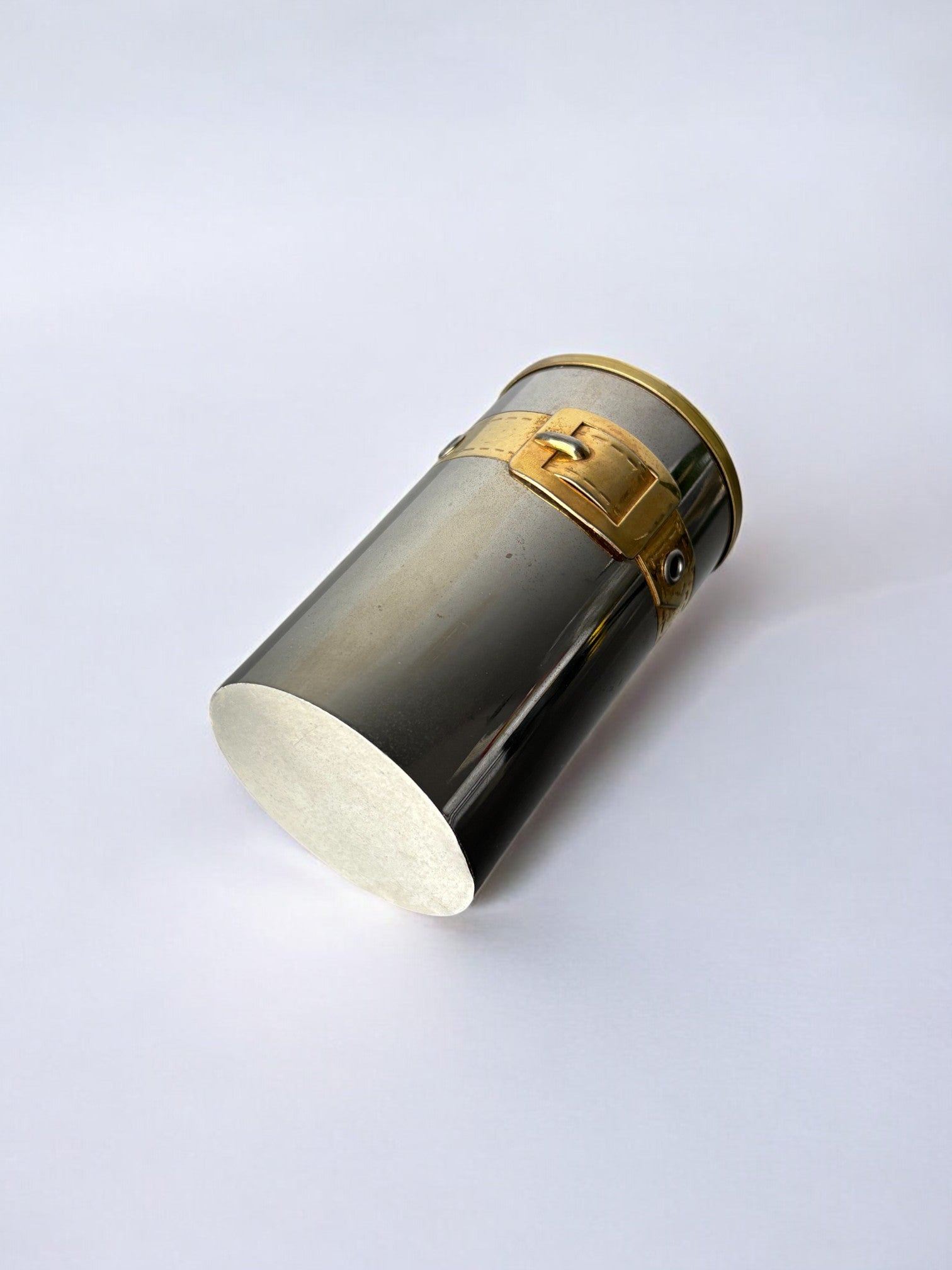 Maria Pergay's style Belt Buckle cigarette box, France, 1970's