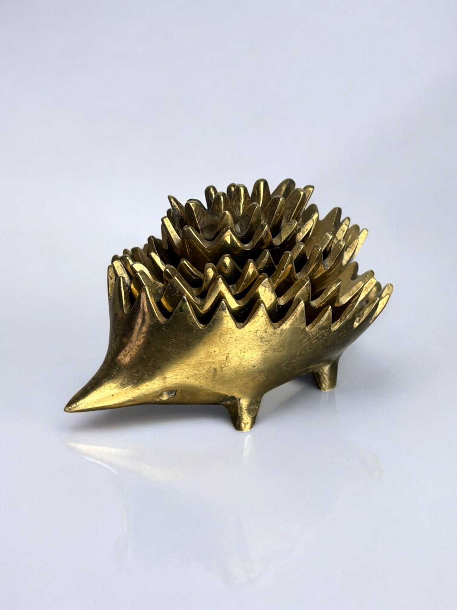 Stackable Hedgehog Ashtray Set by Walter Bosse for Hertha Baller, Austria, 1950s