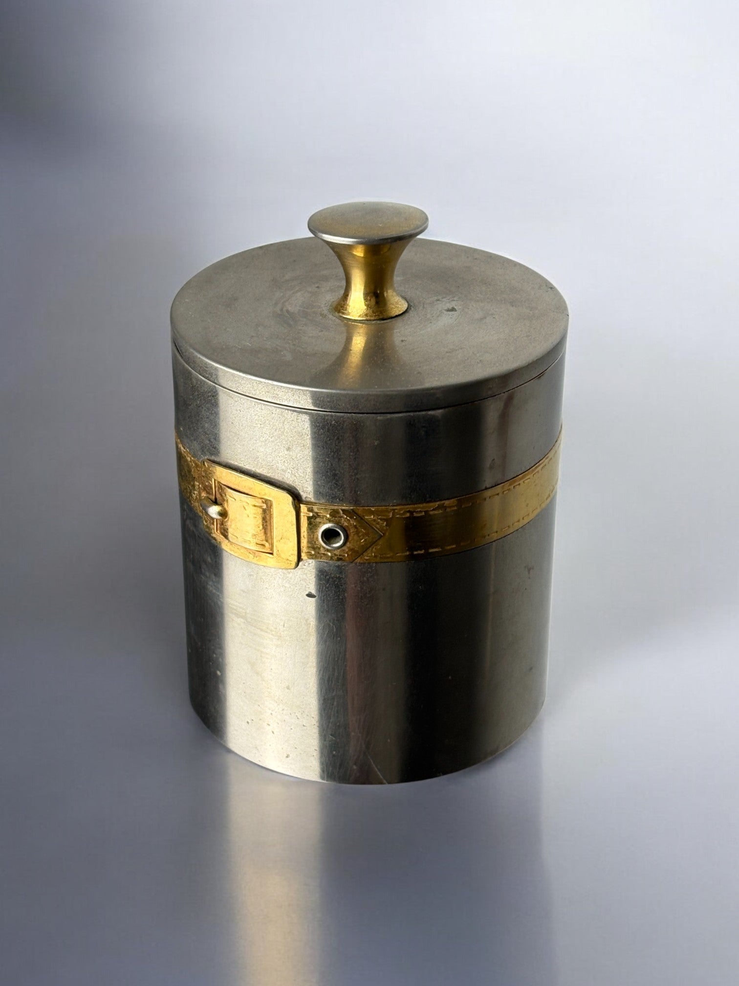 Maria Pergay's style Belt Buckle box, France, 1970's