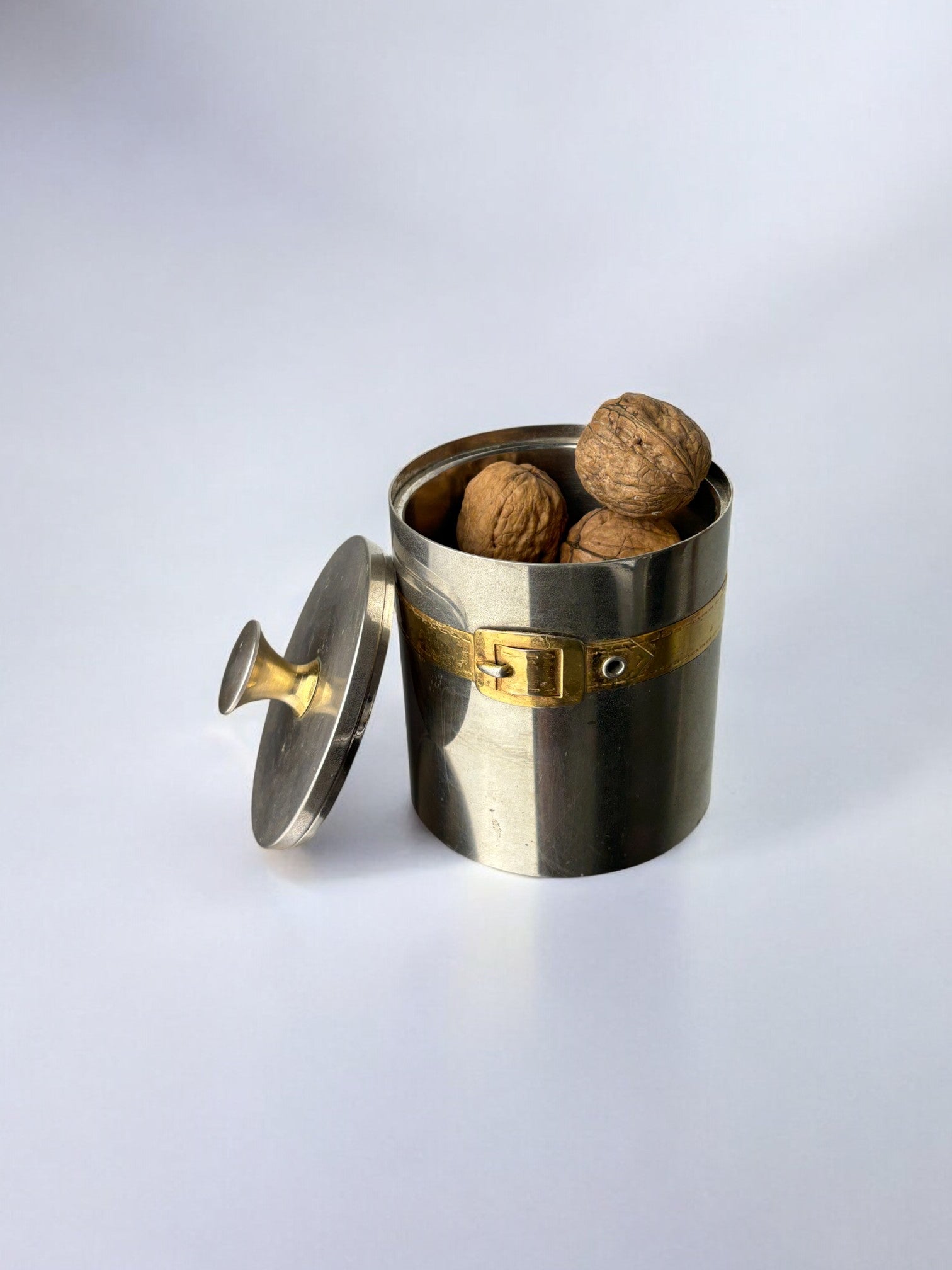 Maria Pergay's style Belt Buckle box, France, 1970's