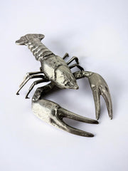 Lobster jewelry box, silver plated, Italy, 1950's
