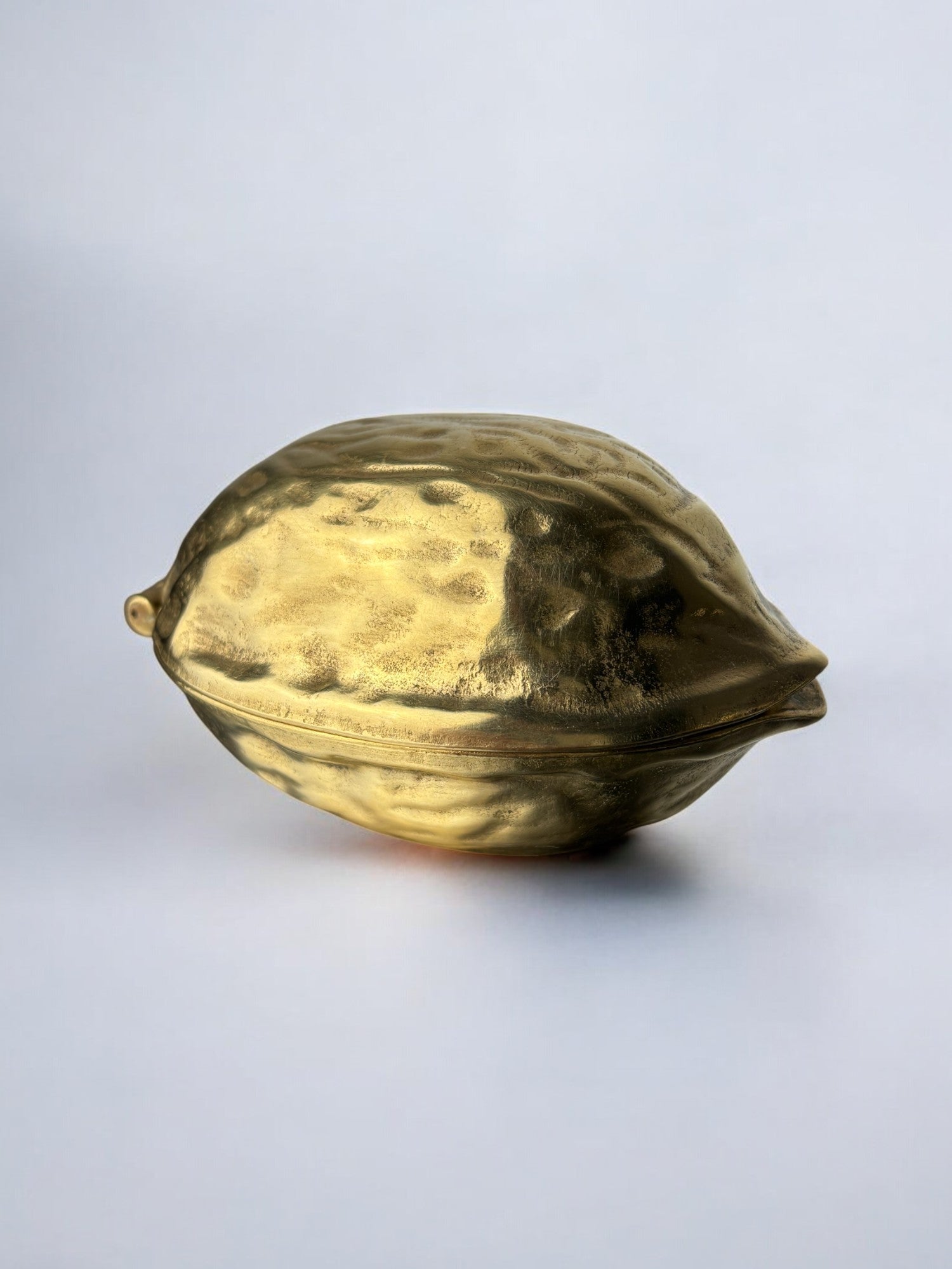 Walnut Shaped Nut Cracker in Brass, Italy 1970’s