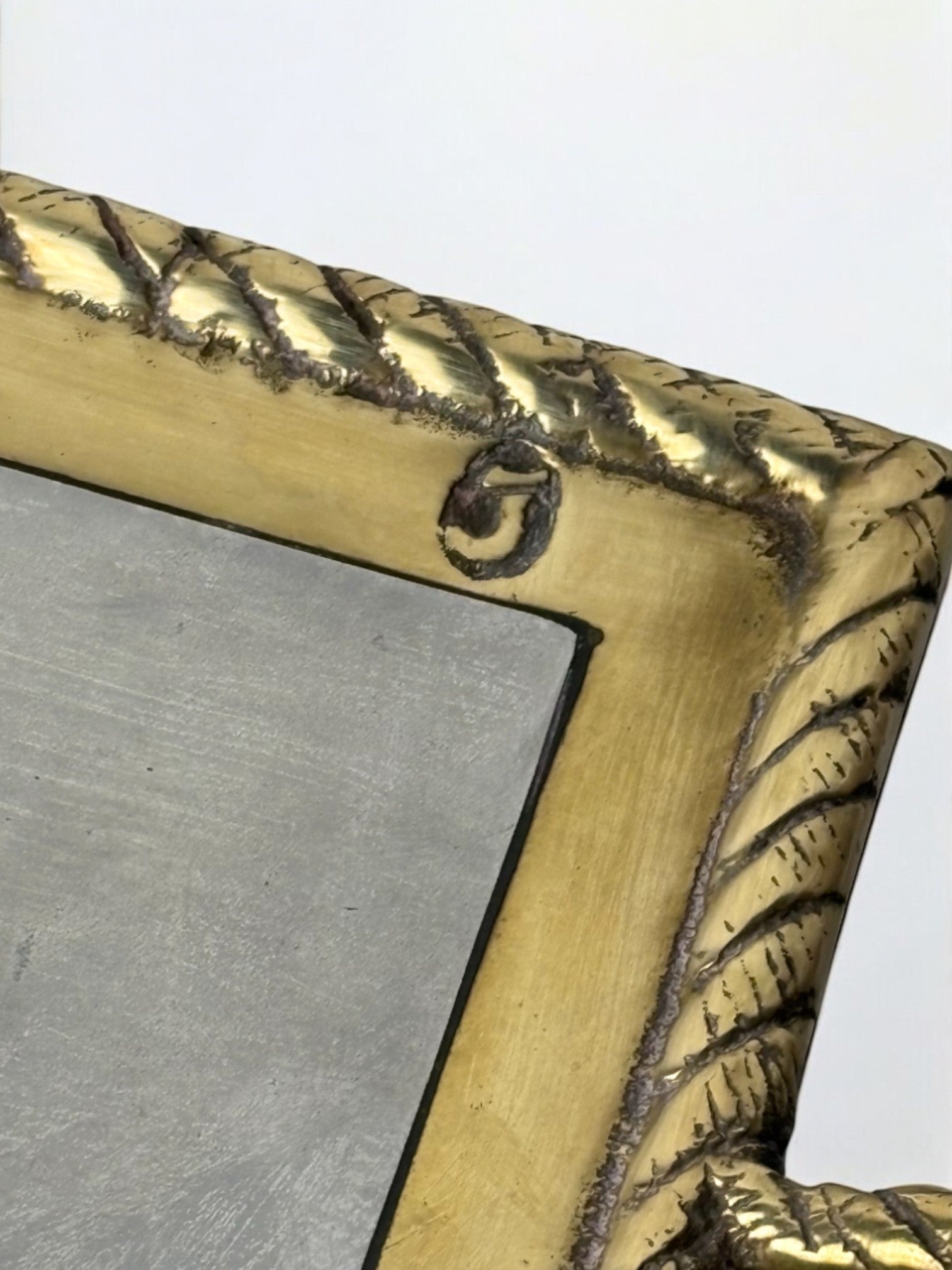 Brutalist centerpiece by Leopold, bronze & aluminiu, Spain, 1970's