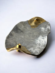 Brutalist centerpiece by Art3 in bronze, Spain, 1970's