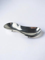 Biomorphic centerpiece, solid aluminum, Spain, 1980's