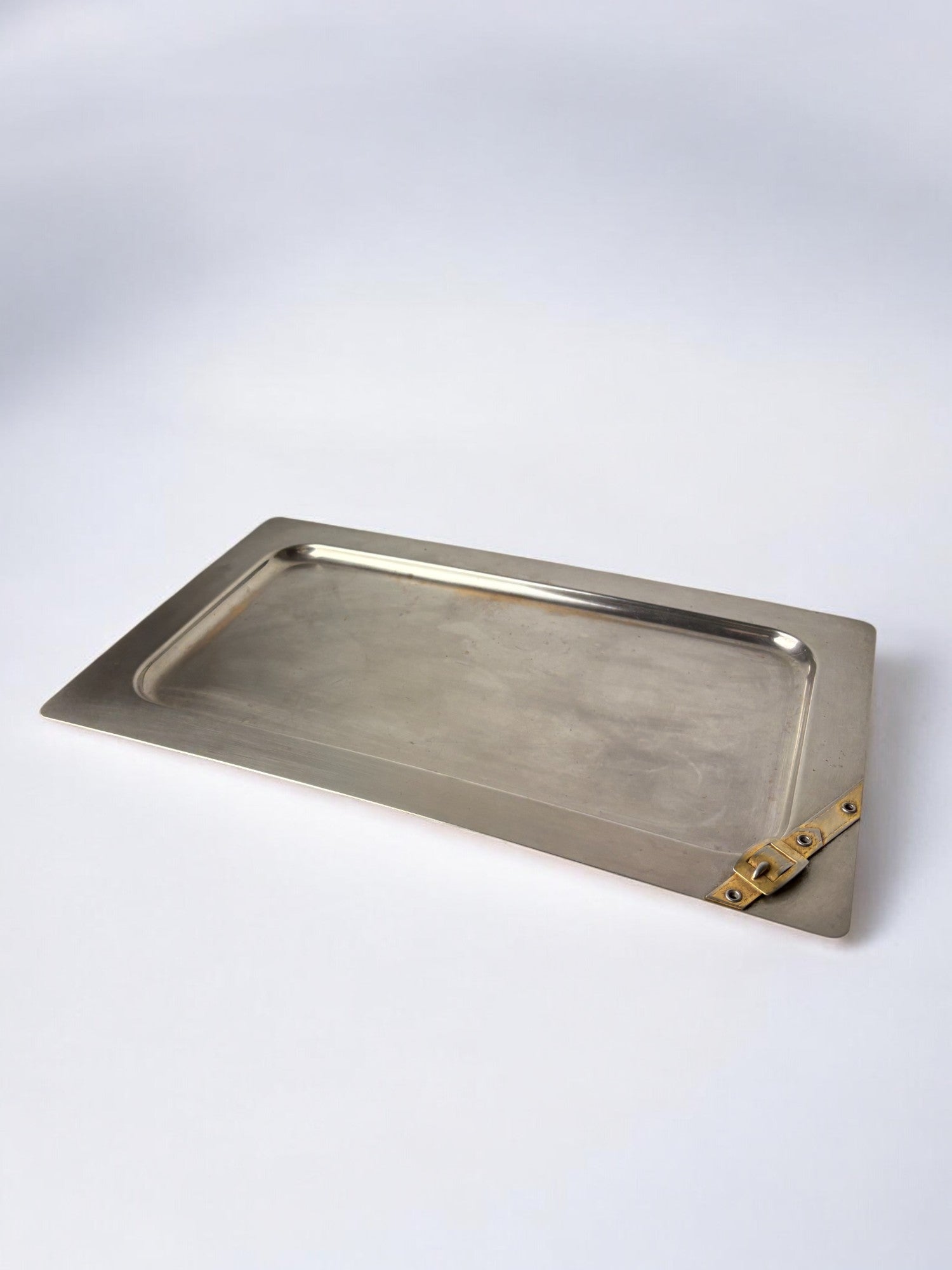 Maria Pergay's style Belt Buckle Tray, France, 1970's