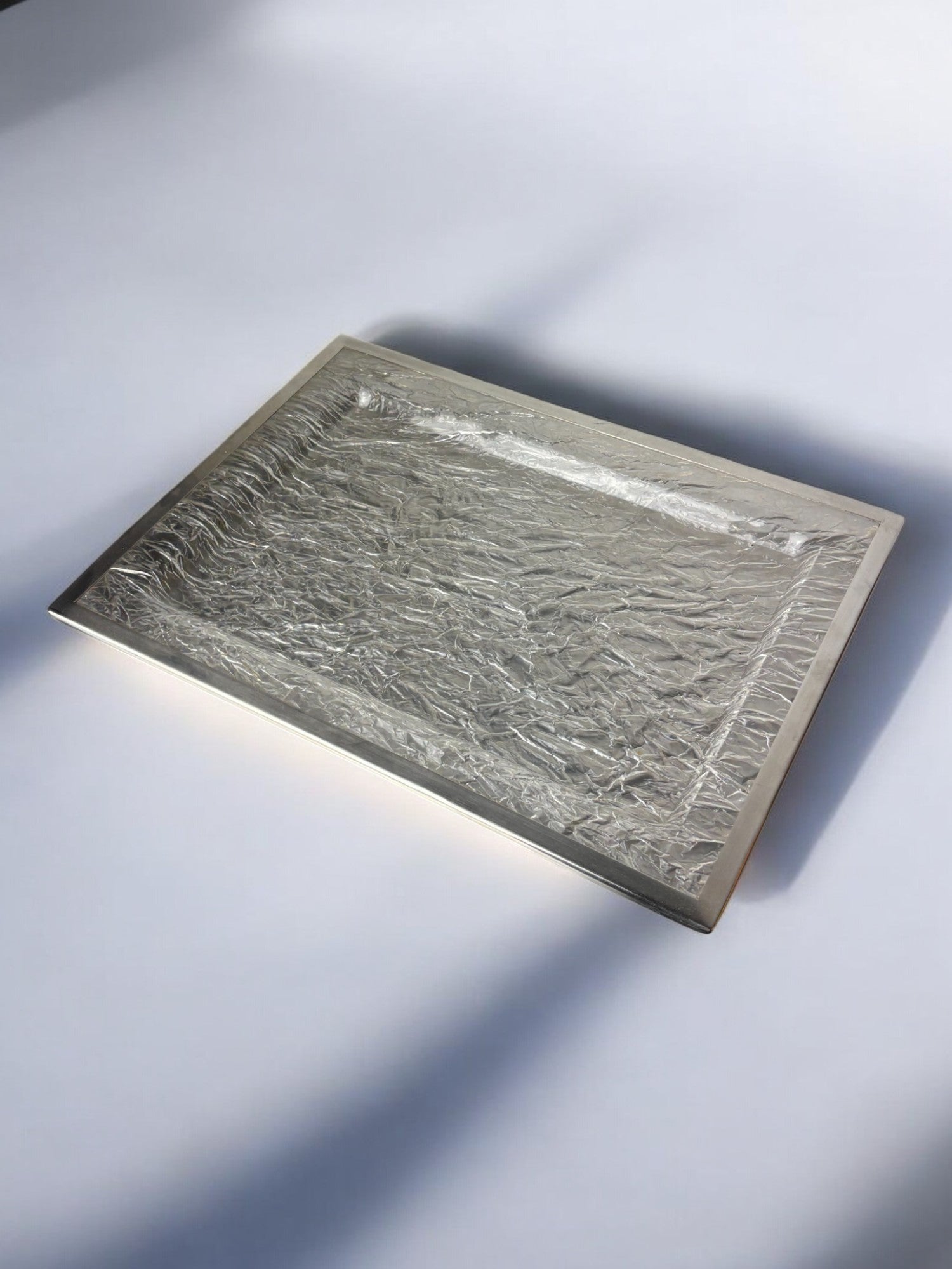 Dior Style Ice Effect Lucite tray, Italy, 1970's