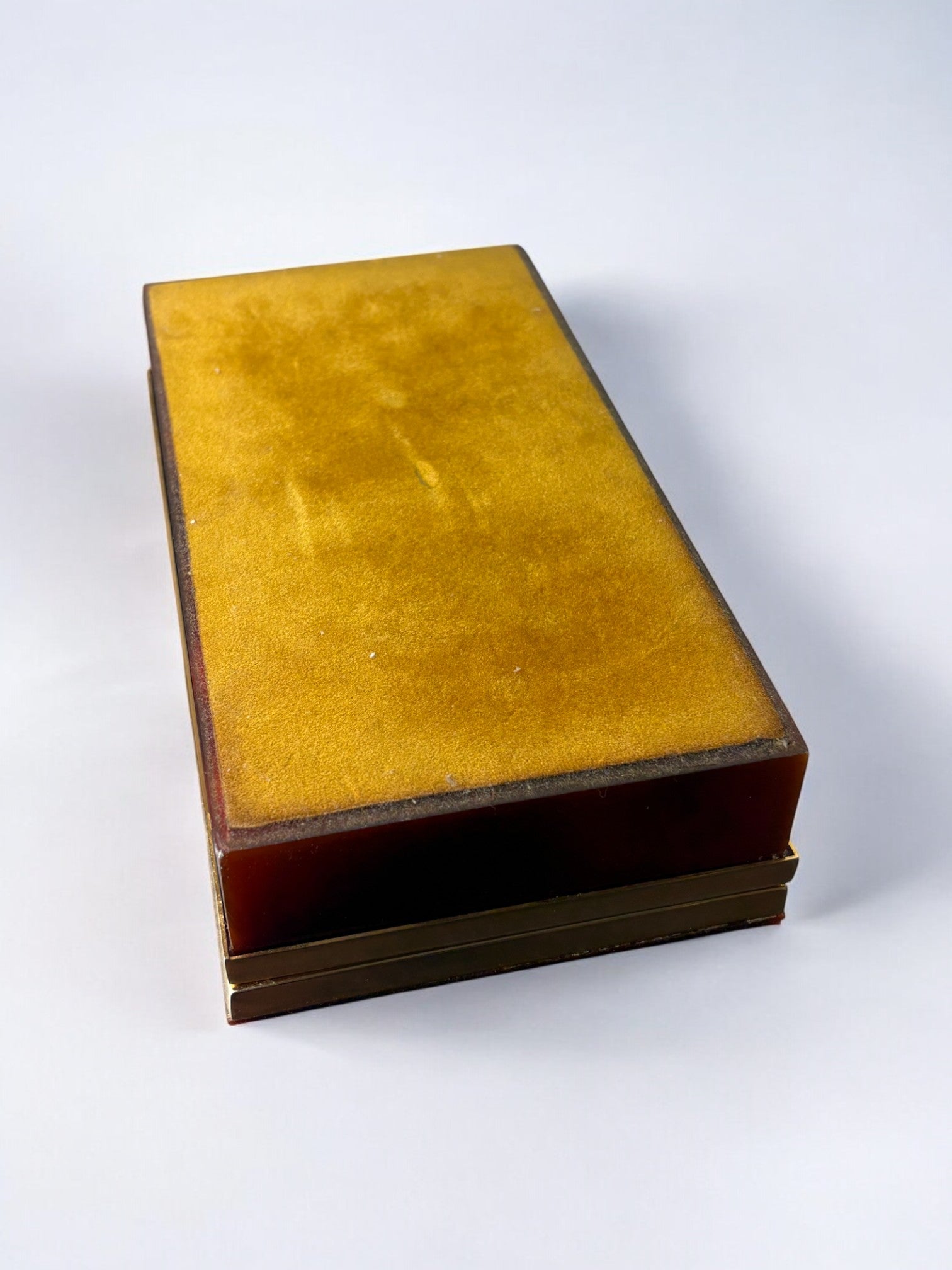 Faux Tortoise Shell Dior vanity box, Italy, 1970's