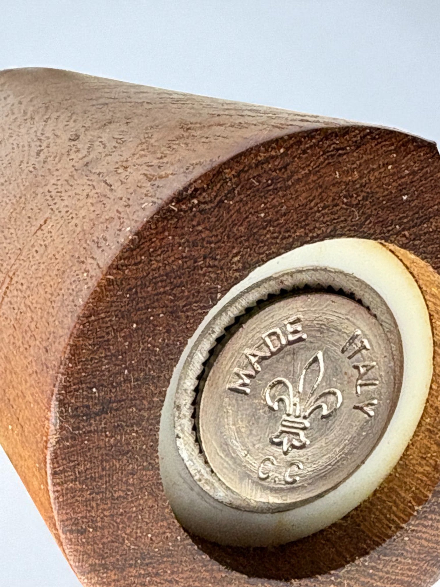 Salt Shaker and Pepper Mill in Rosewood and Brass, Italy, 1970's