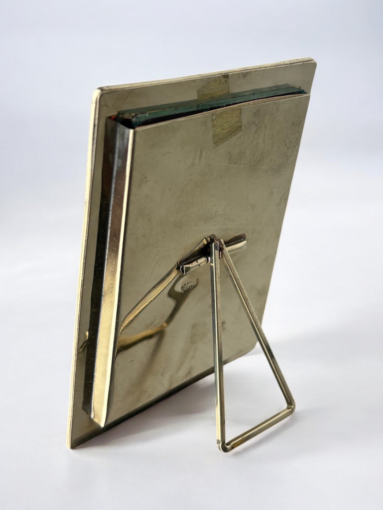 Abalone shell & Alpaca Picture frame, Mexico, circa 1970