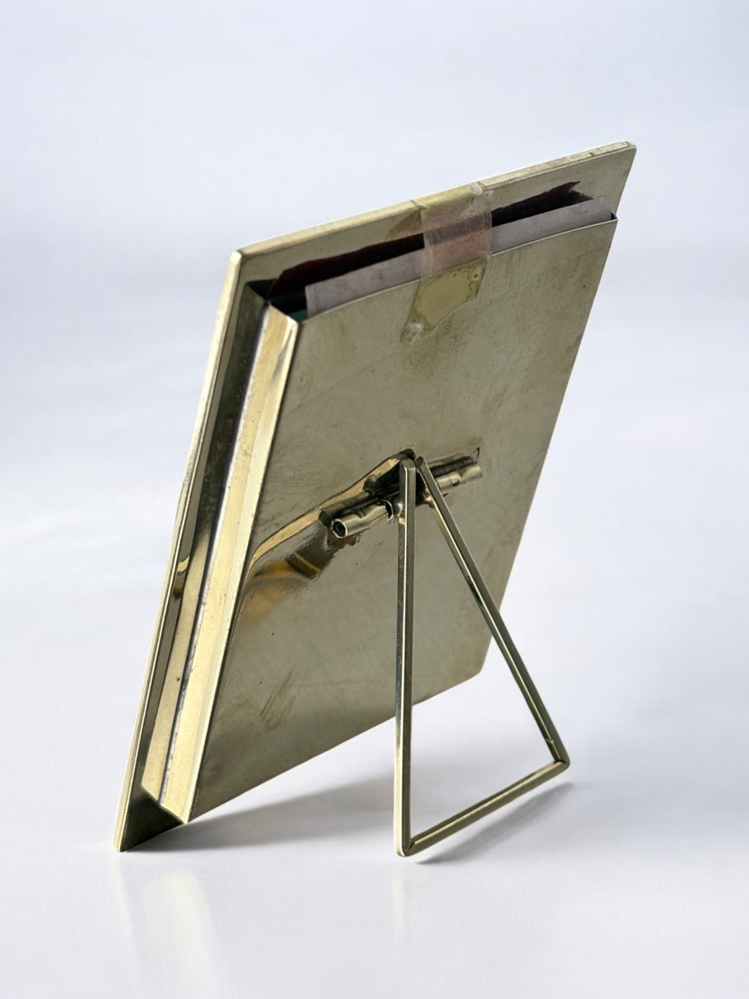 Abalone shell & Alpaca Picture frame, Mexico, 1970