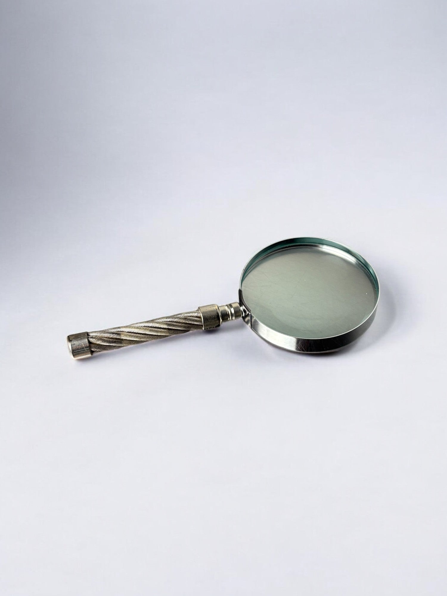 Hermes style Rope Motif Magnifying Glass, France, 1970's