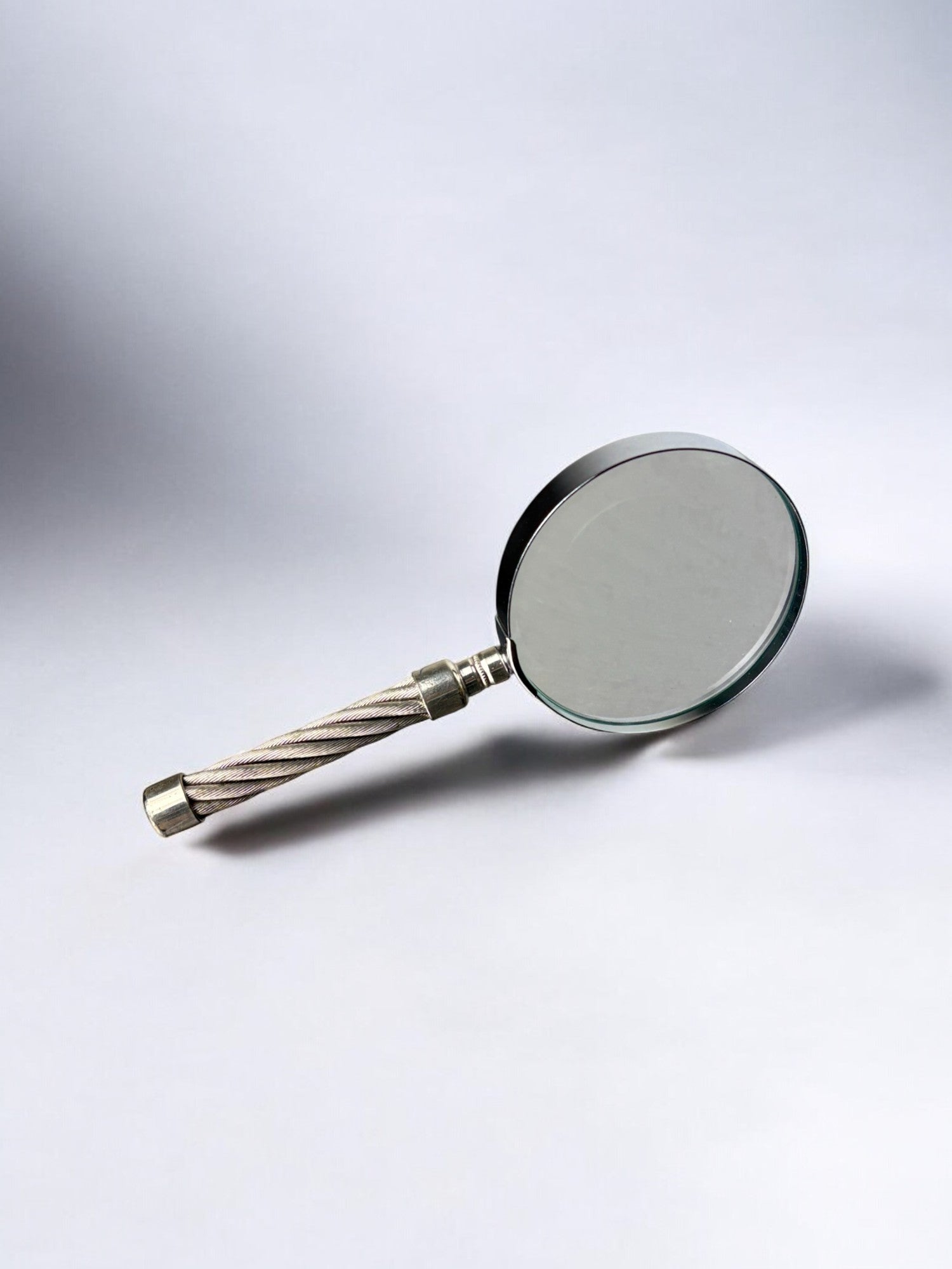 Hermes style Rope Motif Magnifying Glass, France, 1970's