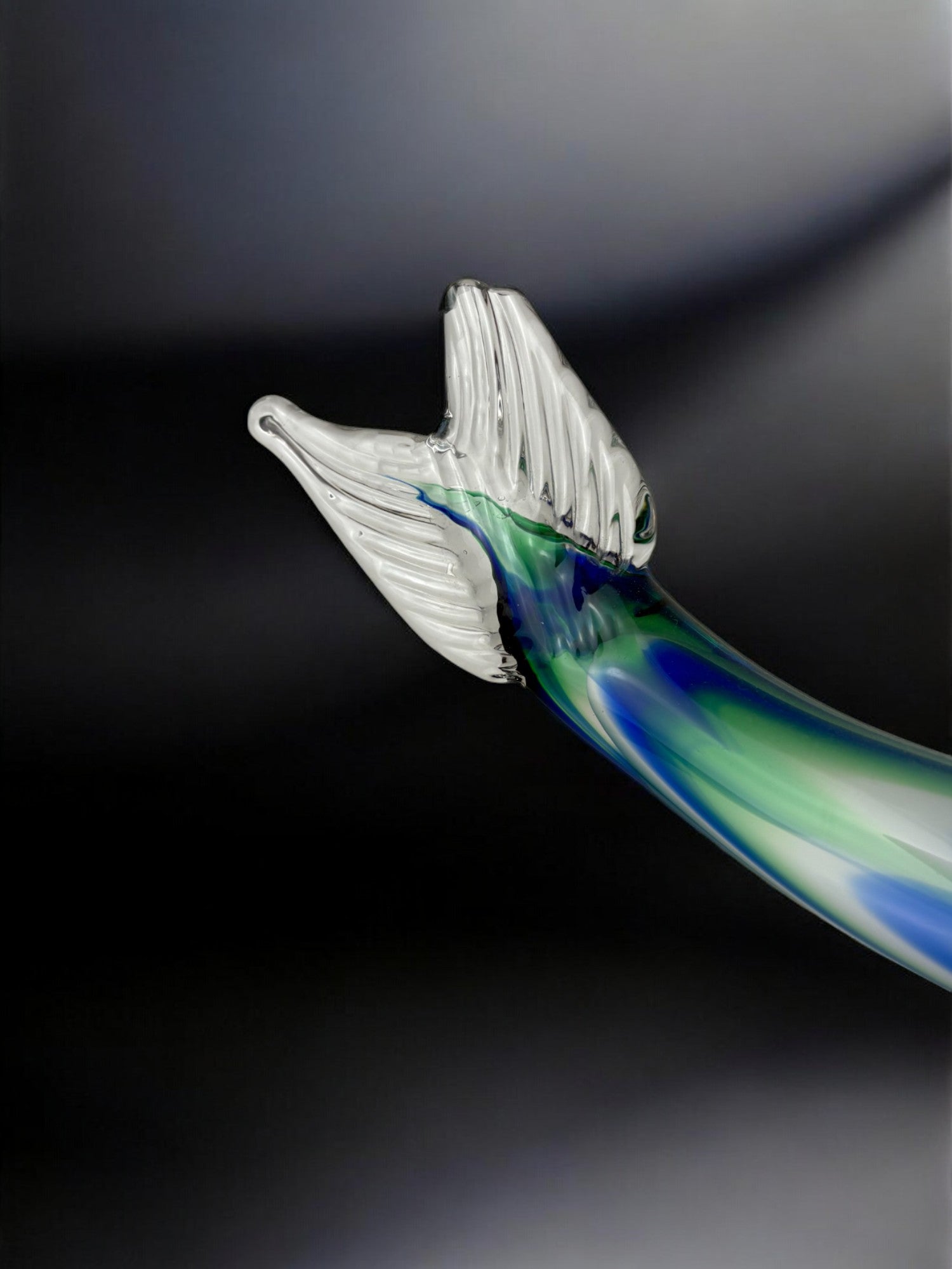 Vintage Murano XL Glass Fish Sculpture, Italy, 1970