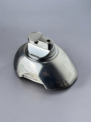 Brutalist Lighter by Art3, solid aluminium, Spain, 1970's