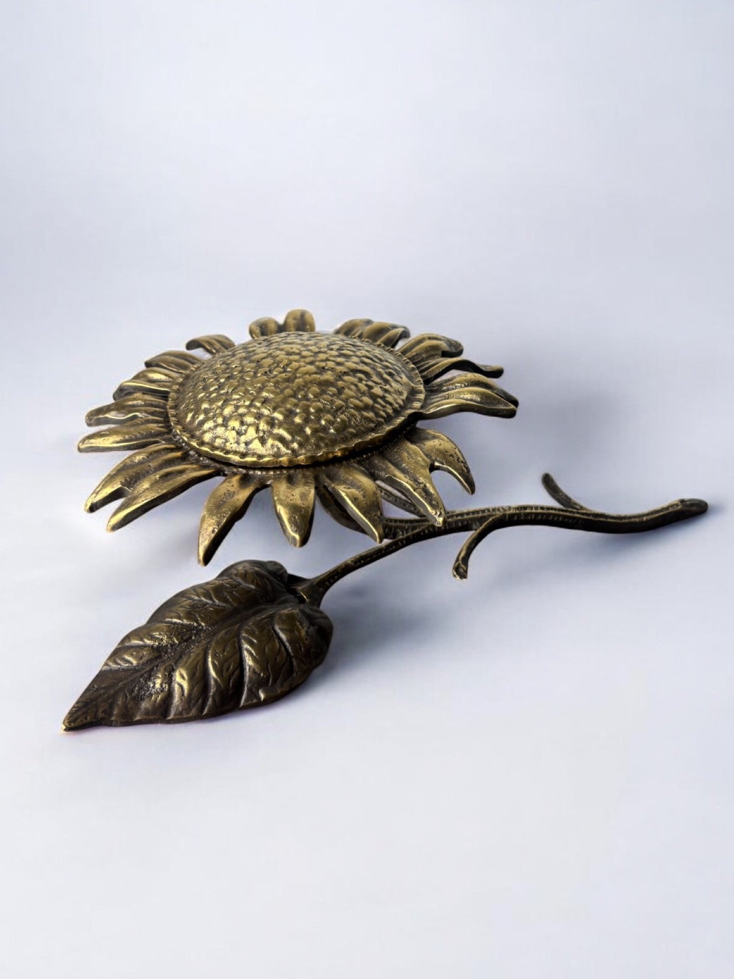 Bronze Sunflower Ashtray, Spain, 1950's