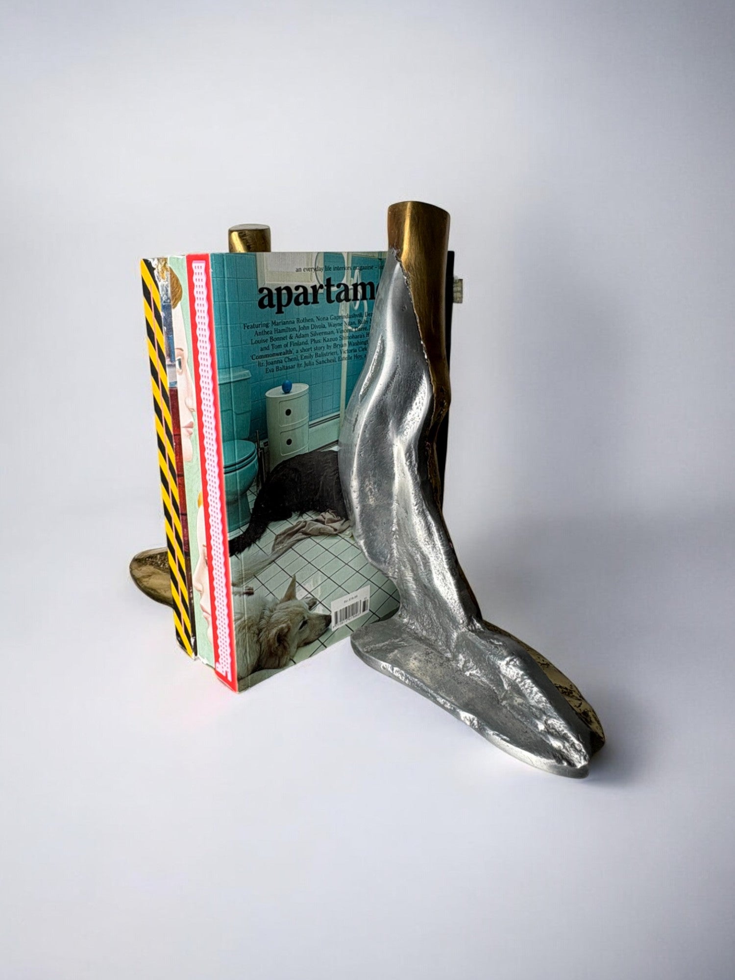 Pair of Brutalist bookends by Ardisur, Spain, 1970's