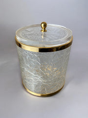 Dior style ice effect lucite box, Italy, 1970's