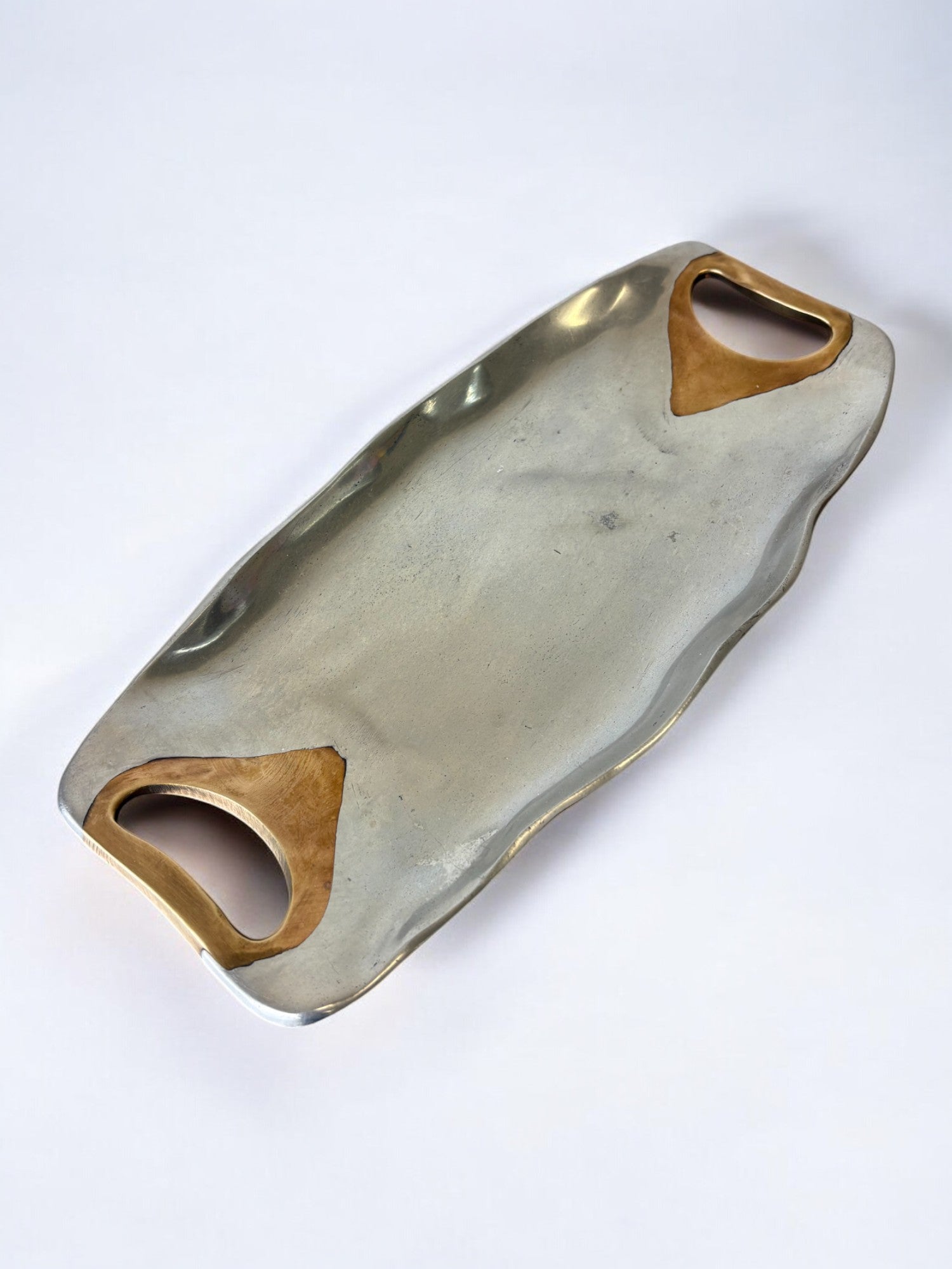 Brutalist centerpiece by Ardisur, Bronze & aluminium, Spain, 1970's