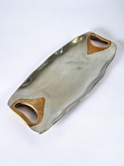 Brutalist centerpiece by Ardisur, Bronze & aluminium, Spain, 1970's