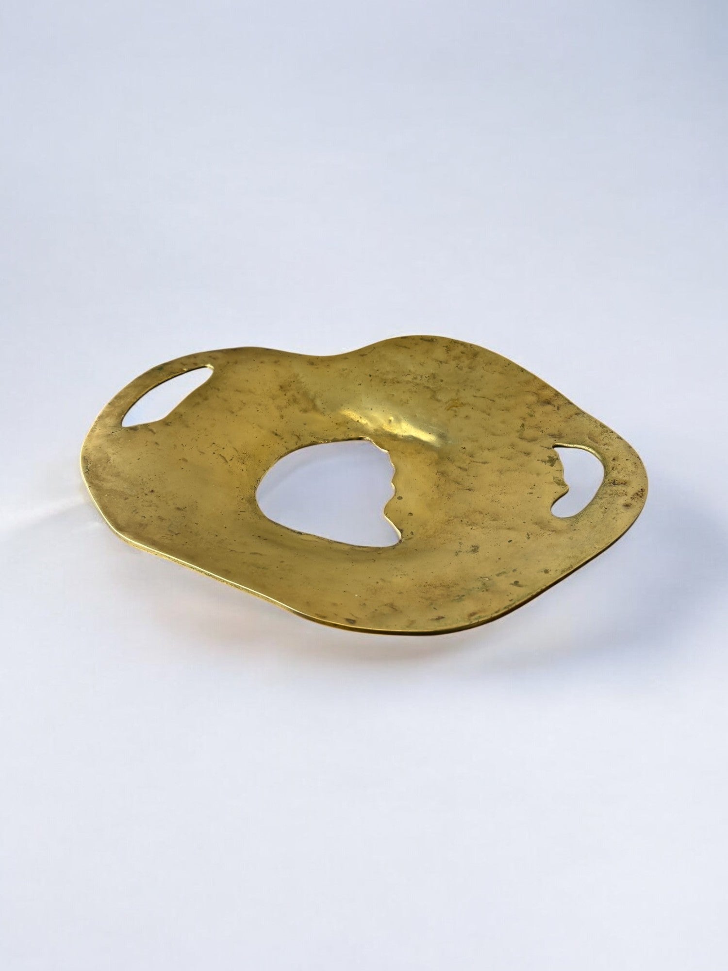 Brutalist centerpiece by Leopold, bronze & lucite, Spain, 1970's