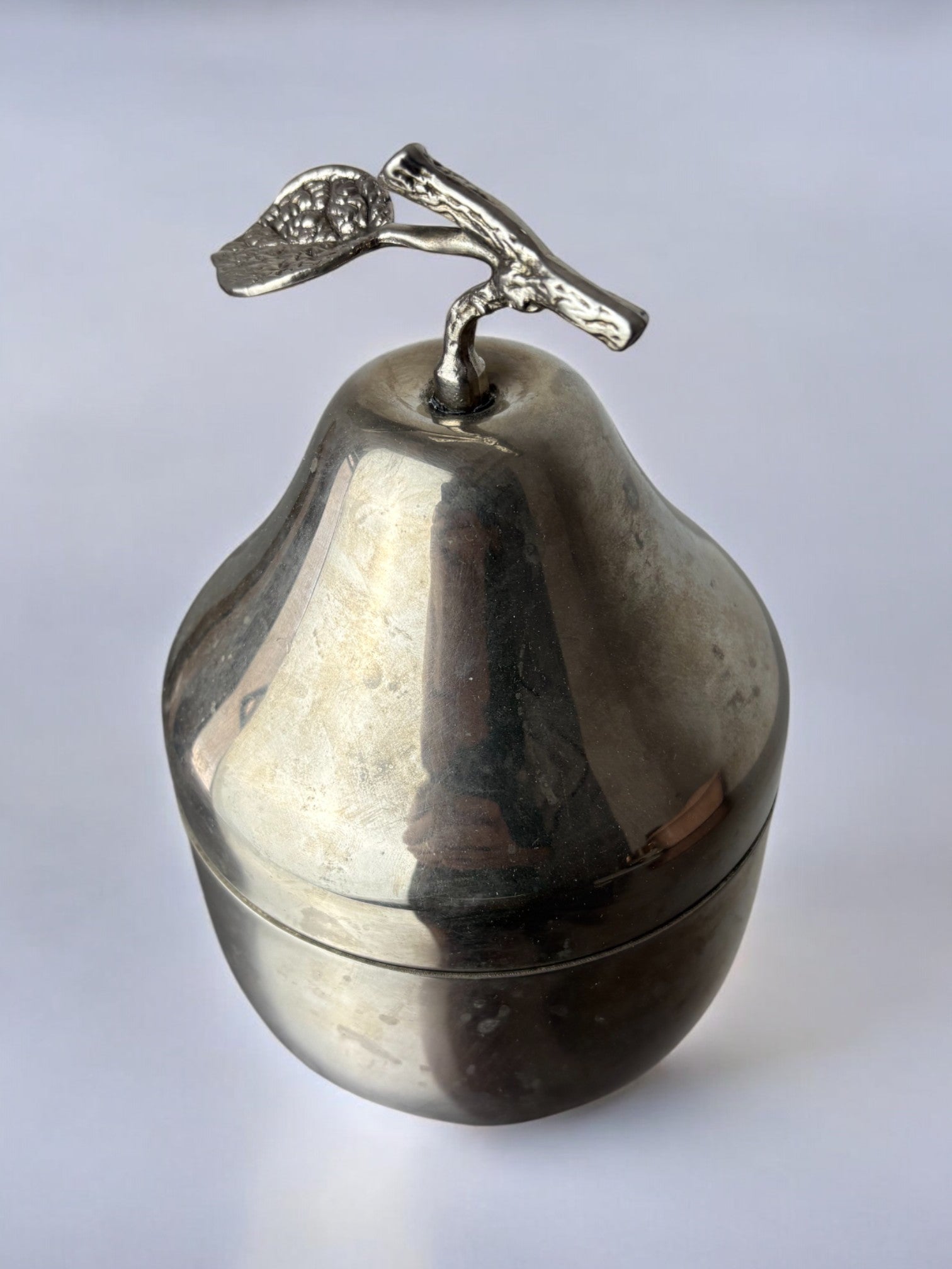 Chromed Pear shape Ice Bucket, Italy, 1970s