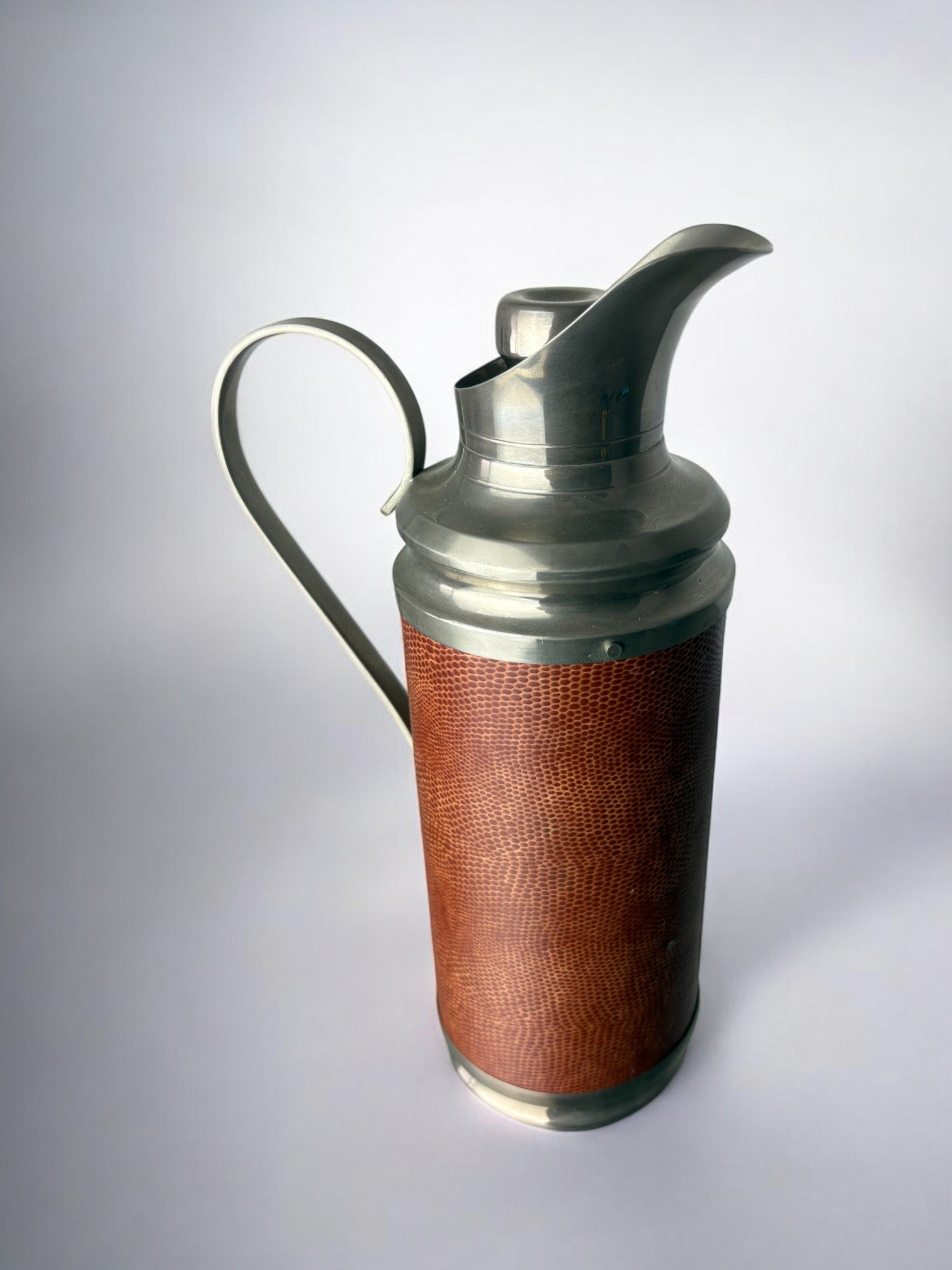 Regency Leather pitcher, Italy, 1970's