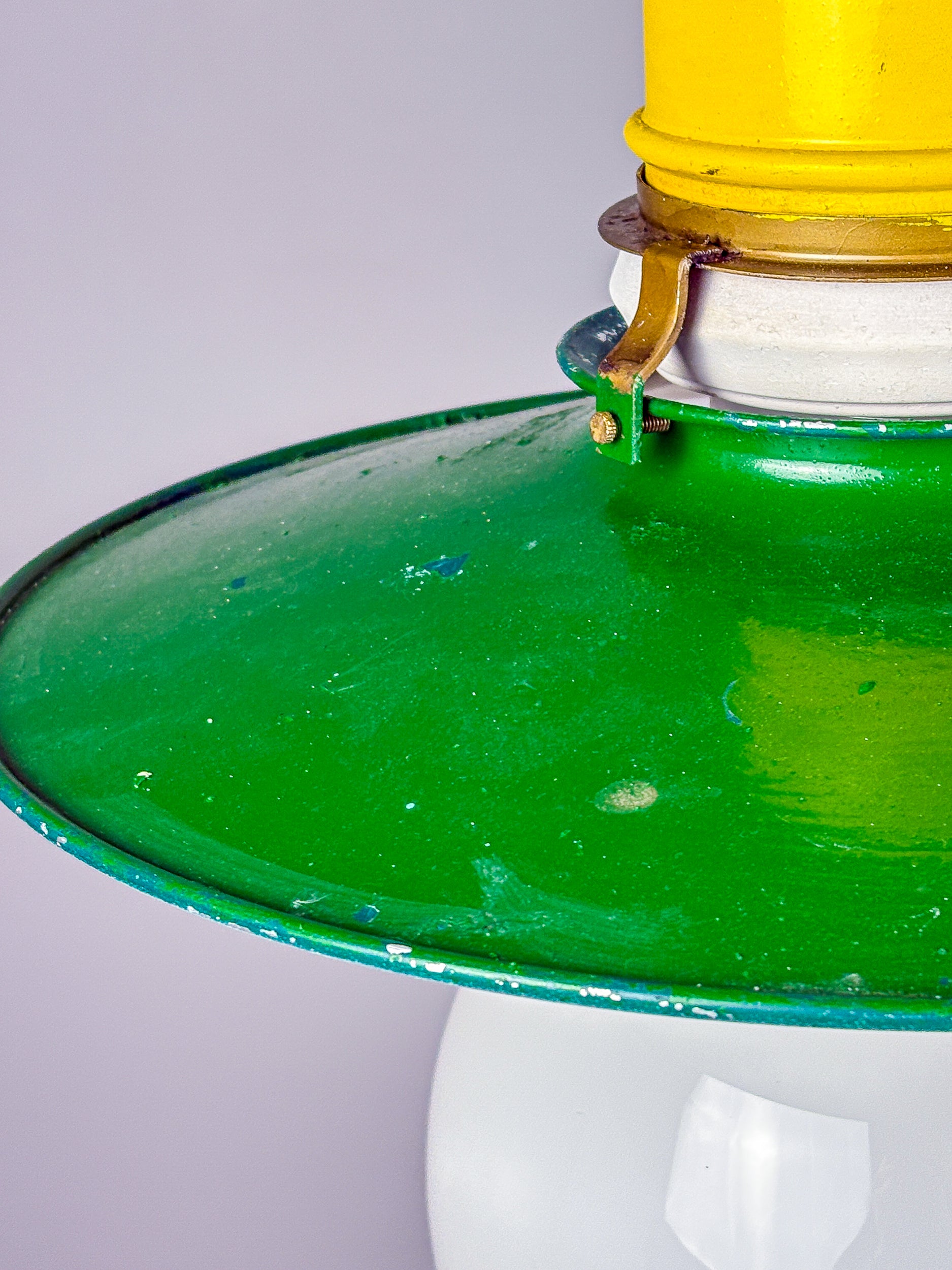 Spanish Metalarte XL "Bulb" Ceiling Pendant, White Opaline Glass, 1970s