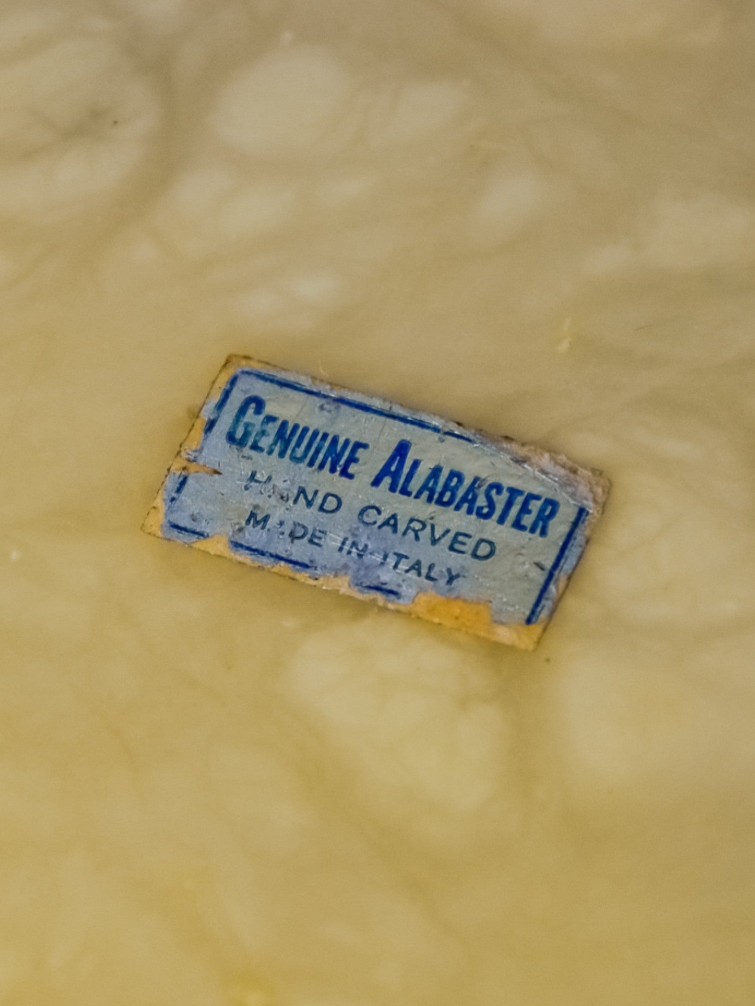 Alabaster vanity box by Romano Bianchi, Italy, circa 1970's