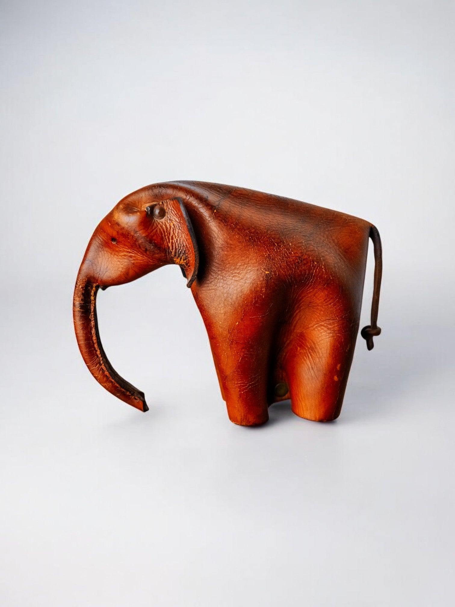 Leather Elephant By Deru Wiesbaden, Germany, 1960
