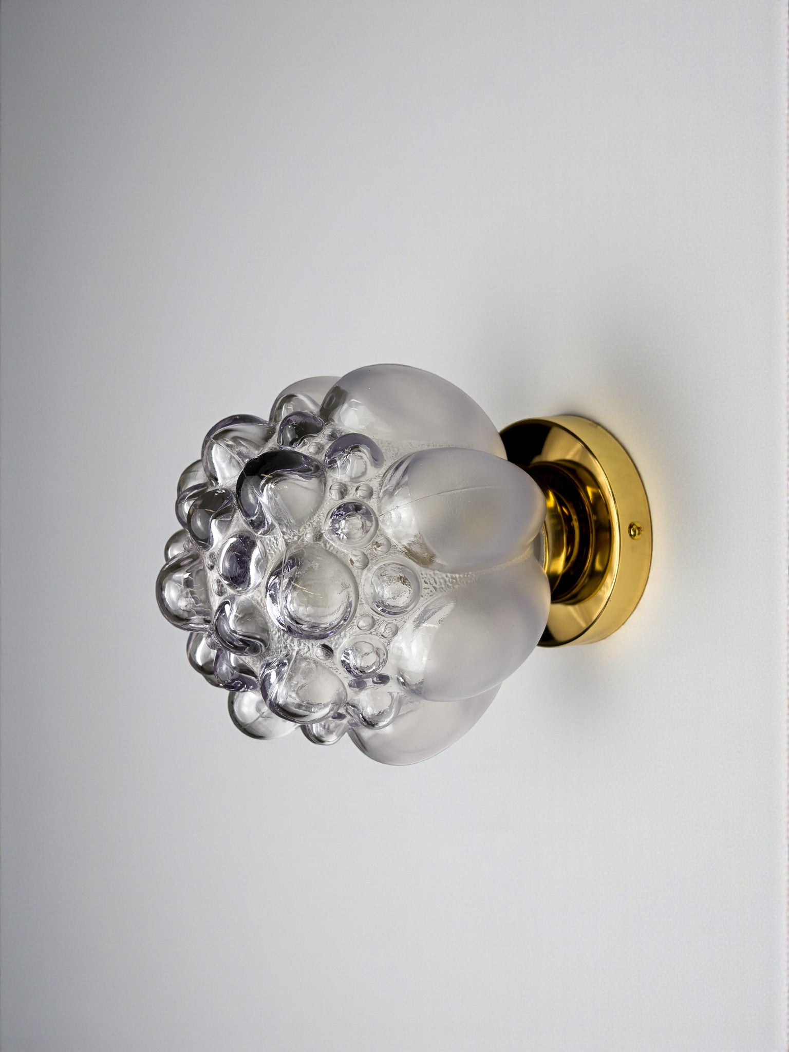 Bubble Glass Wall Sconce – Helena Tynell Style, Germany, Circa 1970's