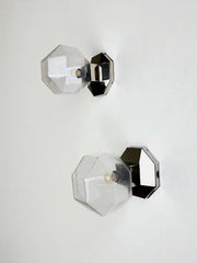 Pair of Motoko Ishii Wall or Flush Mount Lights for Staff Leuchten, Germany, 1970s