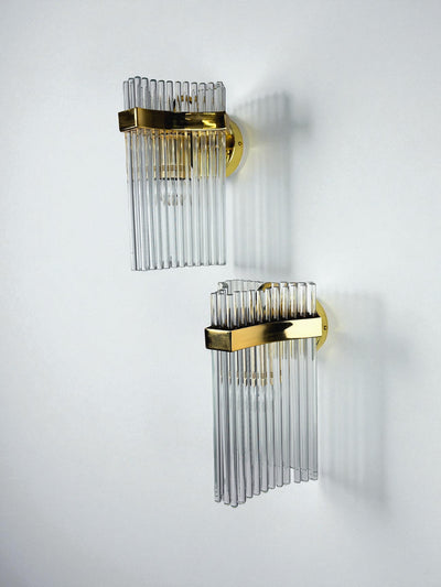 Pair of Gaetano Sciolari wall lights for Lightolier, Italy, Circa 1970's