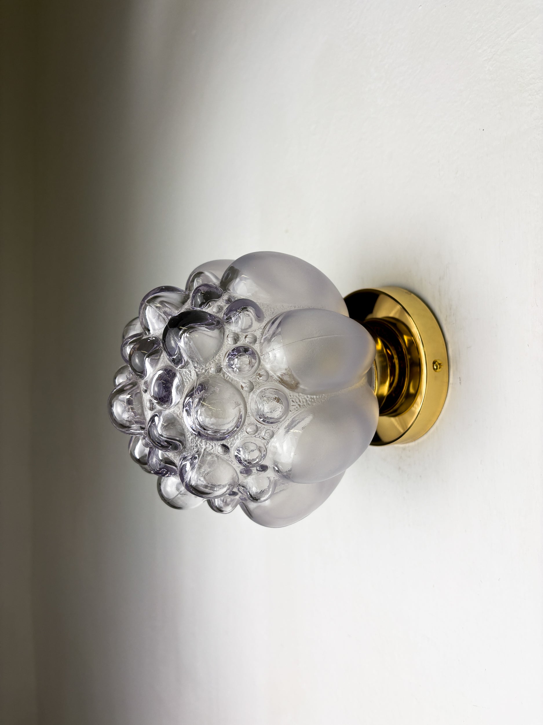 Bubble Glass Wall Sconce – Helena Tynell Style, Germany, Circa 1970's