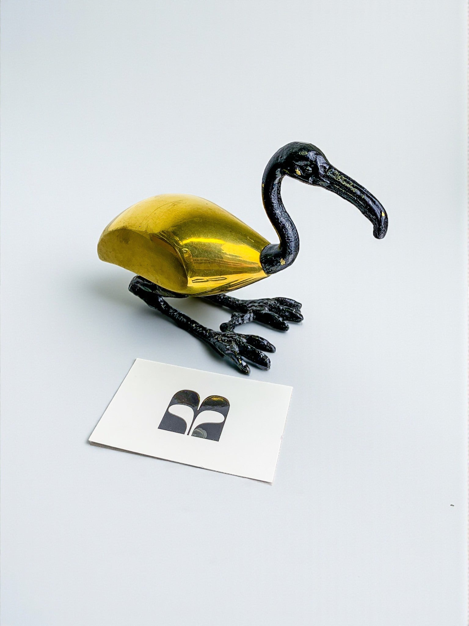 Ibis Bird Bronze Sculpture by Sarreid Ltd, Spain, 1970s